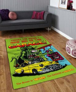 Rat Fink How Big Is The Garage Rug