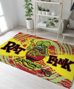 Rat Fink Hot Rod Area Rug
