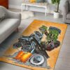Hot Rod Muscle Car Area Rug