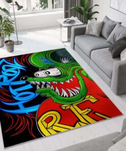 Hot Rod Rat Fink Rug