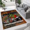 Badd Ass Rat Rod Rat Fink Rug