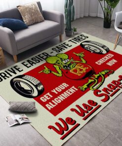 Hot Rod Drive Easy Rat Fink Rug