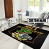 Personalized Name High Performance Hot Rods Rat Fink Rug