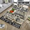 Personalized Name Garage Rules Rat Fink Rug