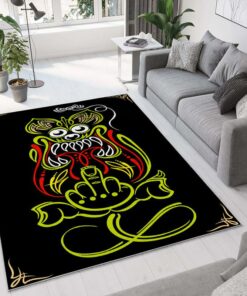 Rat Fink Art Rug