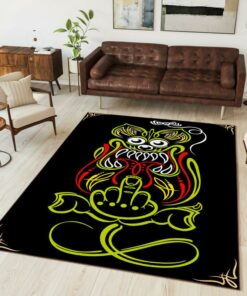 Rat Fink Art Rug