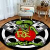 Rat Fink Hot Rod Round Rug