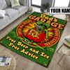 Personalized Garage Rat Fink Rug