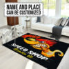 Personalized Woodpecker Hot Rod Rug