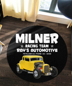 Milner Racing Team Hot Rod Round Mat