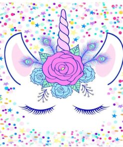 Unicorn Area Rug Stars For Living Room Bedroom