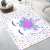Unicorn Area Rug Stars For Living Room Bedroom