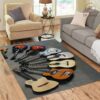 Personalized Guitar Lover Area Rug
