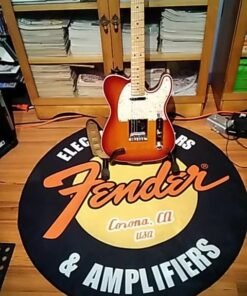 Fender Guitar Round Carpet