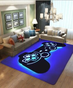 Gamer Controller Area Rug For Bedroom