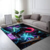 Game Handle Pattern Area Rug