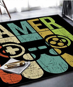 Vintage Gamer Area Rug