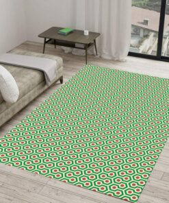 The Shining Green Area Rug