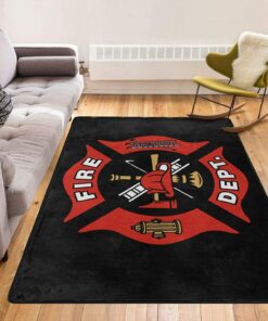 Fire Department Rug For Bedroom Living Room