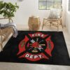Fire Department Rug For Bedroom Living Room