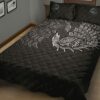 Raven and Wolf Fenrir Viking Personalized Quilt Bed Set