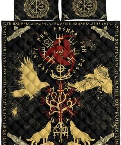 Viking Vegvisir Yggdrasil Personalized Bedding Set