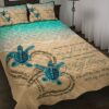 Sea Turtle Couple Personalized Bedding Set