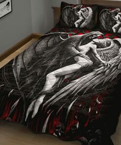 Angels and Demons Quilt Bedding Set
