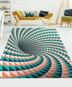 Realistic Optical Illusion Rug