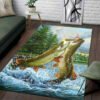Fishing Hunting Area Rug