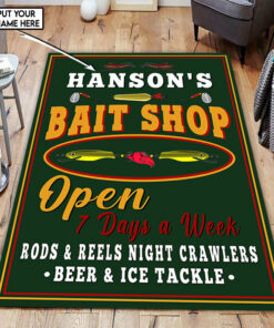 Personalized Bait Shop Fishing Area
