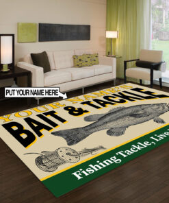Bait And Tackle Fishing Area Rug