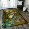 Fisherman’s Rules Be On Time Bait Your Own Hook Fish Where The Fish Are - Fishing Area Rug