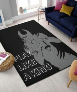 Football Play Like A King Rug