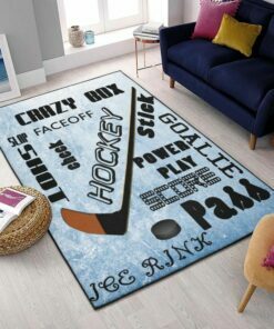 Hockey Stick Power Play Rug