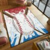 Baseball America Modern Rug