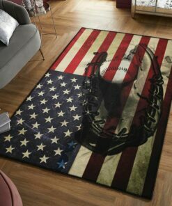 Baseball America Modern Rug