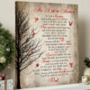 As I Sit In Heaven Cardinal Memorial Canvas