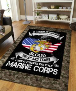 it cannot be inherited nor it can be purchased Marine Corps Rug