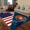 Marine Corps Rug With The Warrior