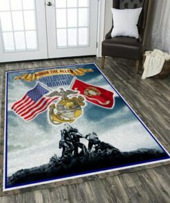 Honor The Allen US Marine Corps Rug