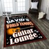 Guitar Area Rugs Personalized Guitar Lounge Rug