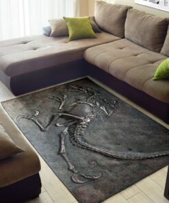 dinosaur fossil rug