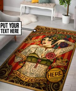 Tattoo Area Tattoo Studio Decor Rug
