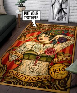 Tattoo Area Tattoo Studio Decor Rug