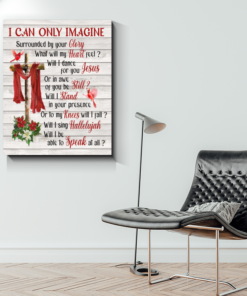 I Can Only Imagine Canvas With Cardinals