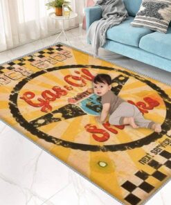 Truck Stop Gas Oil Route 66 Rug