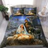 A Holy Night Nativity Sence Jesus Quilt Bedding Set