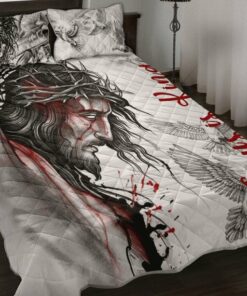 Jesus Is King Quilt Bedding Set