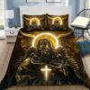Menmoto Mori Inspired Jesus Quilt Bedding Set